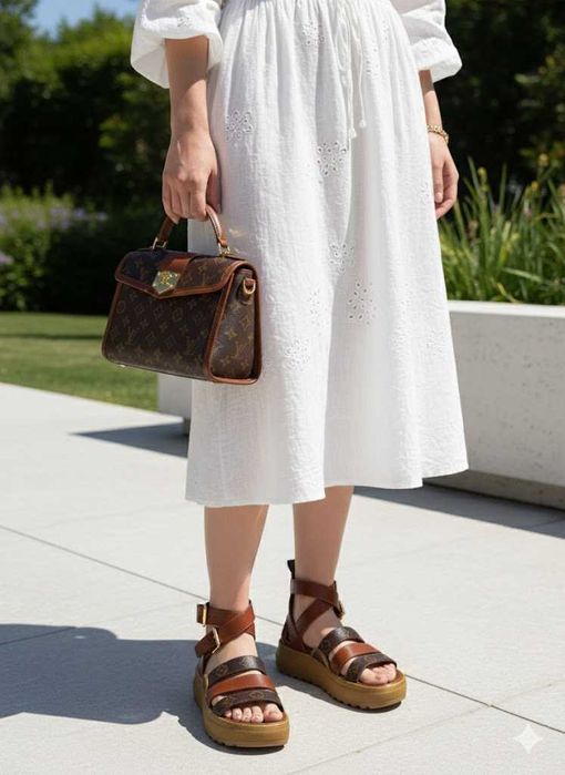 Louis Vuitton красив сандал в перфектно качество!