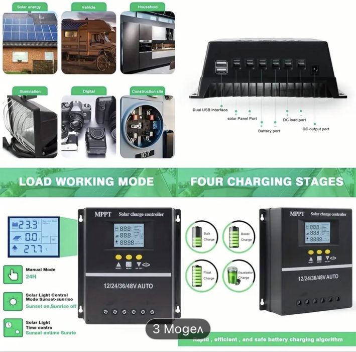 MPPT Соларен контролер 120A