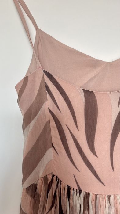 Rochie de ocazie din voal de mătase naturală