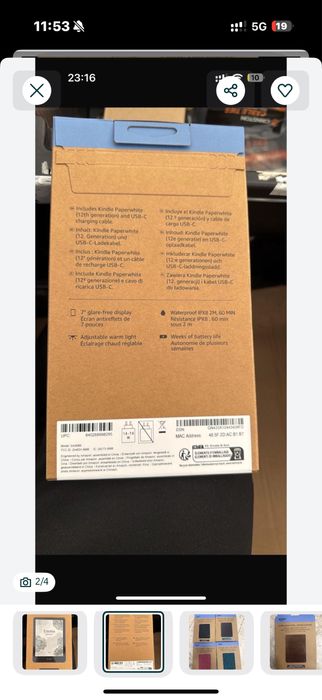 Amazon kindle paperwhite 12 nou sigilat 32gb signature edition