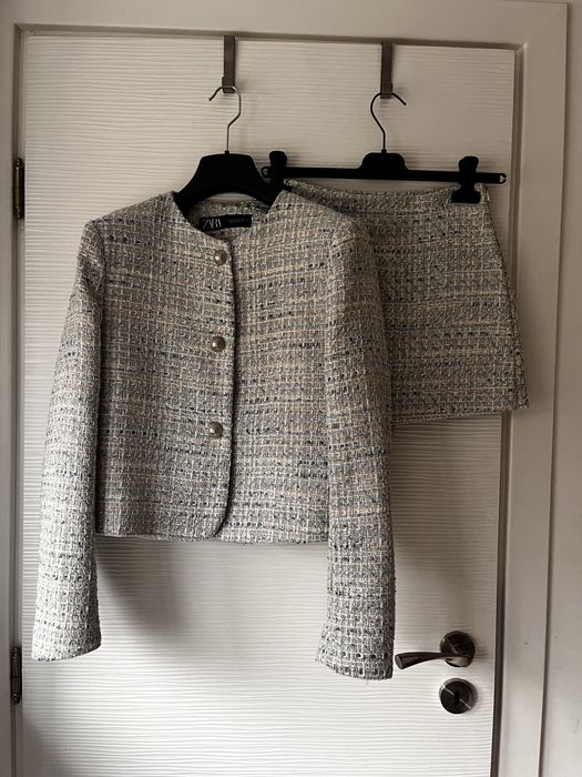 Комплект Zara сако с пола панталон