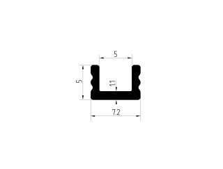 Mejplitochniy 5x5/8mm Razdelitel v Tashkente Stik Dekorativniy Shov