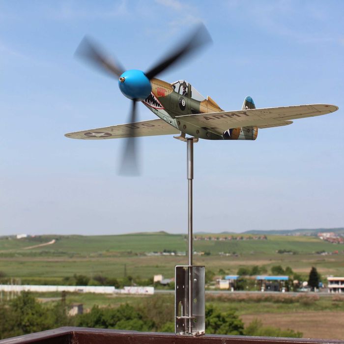 Инокс Ветропоказател изтребител Bell P39 Airacobra USA ръчно изработен