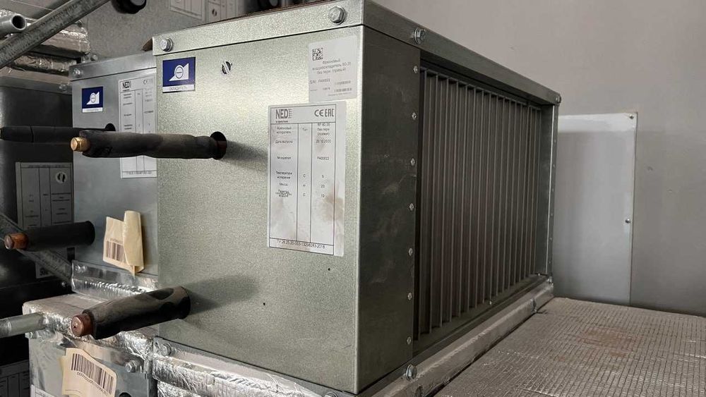 Чиллер, Фанкоил, ВРФ, Вентиляция и Кондиционирования, AHU,Ventilyasiya