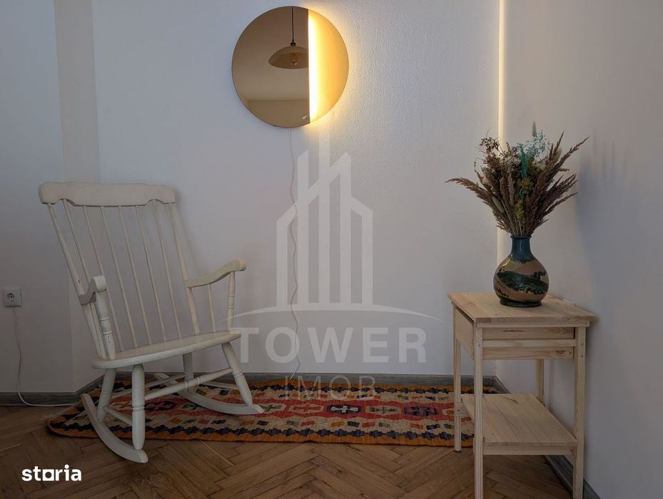 Garsoniera de inchiriat central pet friendly