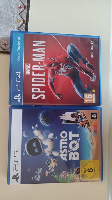 Игри за пс5-astrobot и spiderman 2