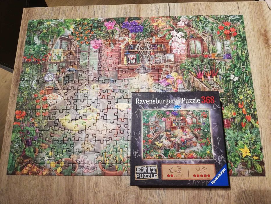 пъзел Ravensburger - Puzzle EXIT: Оранжерия, 368 части