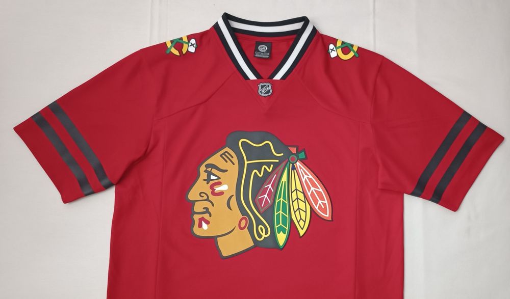 Chicago Blackhawks NHL Jersey оригинална тениска L спорт фланелка