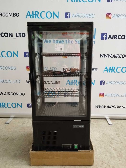 Хладилна витрина за торти UPD80-BLACK 428x386x1000