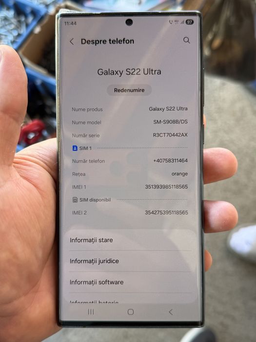 Samsung s22ultra 5G pret1500neg