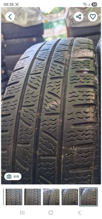 195 60 16 C Semperit Pirelli 4 anvelope iarna