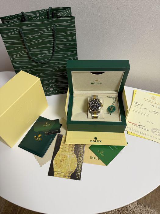 Ceas Rolex Submariner 41mm Semigold