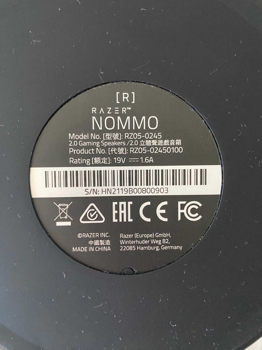 Boxe Razer Nommo 2.0