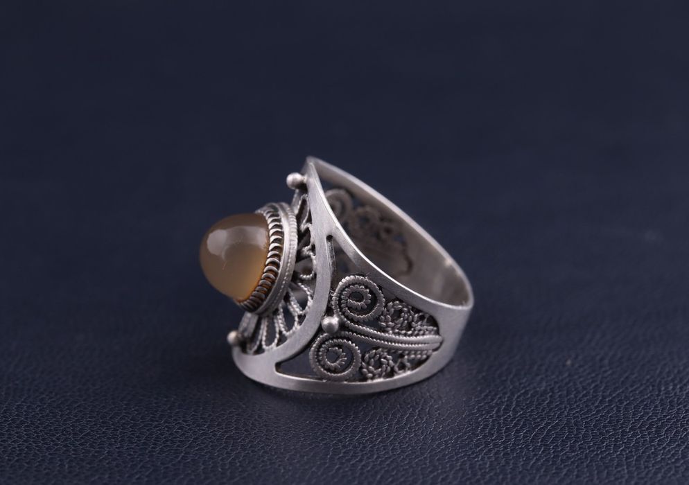 Винтажное серебряное кольцо.