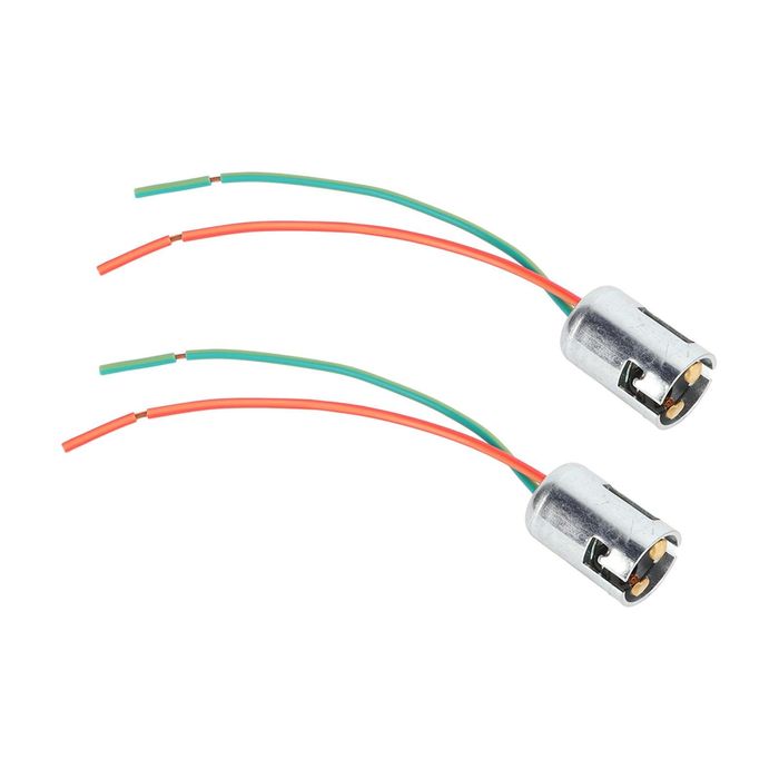 фасунга за крушка с две светлини 21/5w ba15d метална 2броя ...