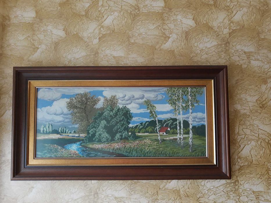 Гоблен 100/50",Голям, Потока"Уникален" Пейзажи на Вилер"