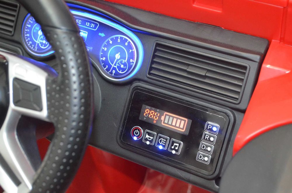 Masinuta electrica de pompieri Hollocy FireTruck 2x45W 12V