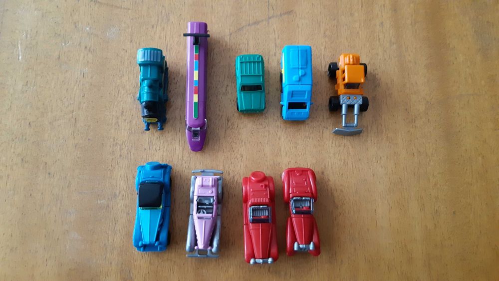 Пластмасови ретро колички от 90-те години