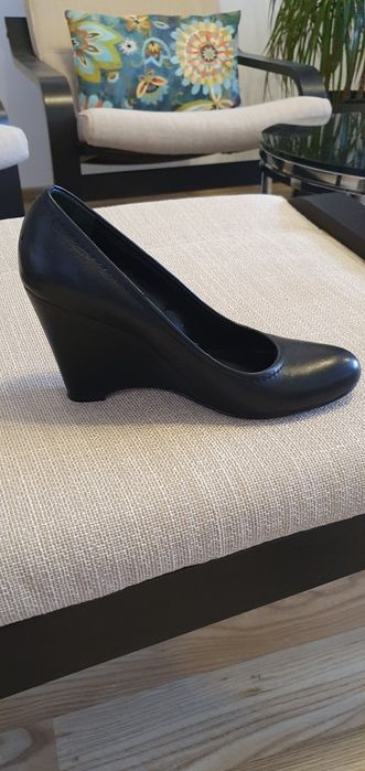 Pantofi dama  platforma negri