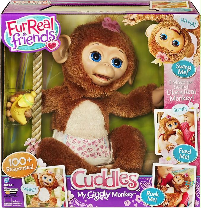 FurReal Friends Смешливая обезьянка