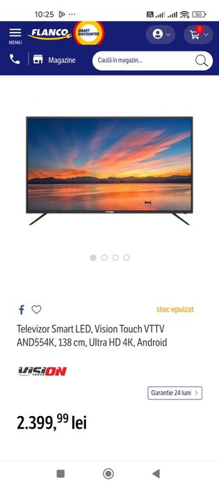 Tv Smart 4k 125 cm Android!
