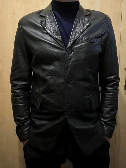 Кожаный пиджак кожа натуралка!