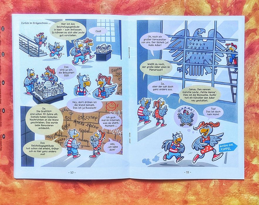 Детские ЕвроКомиксы «Karlchen Adler» на Немецком языке