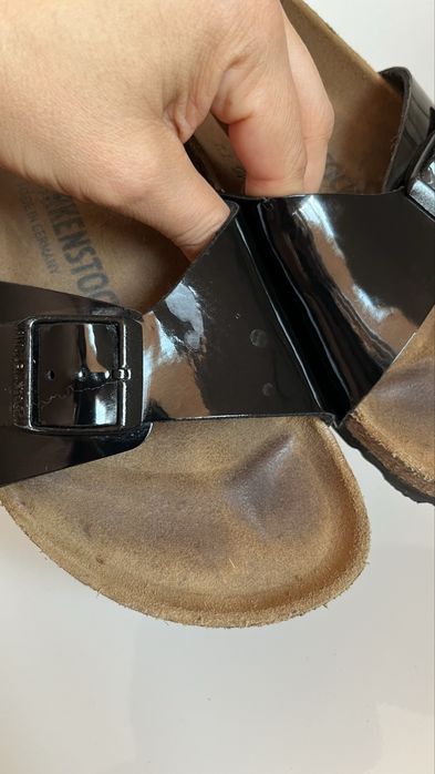Birkenstock Madrid negru lac 39