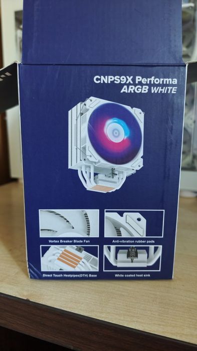 Продается кулер для процессора Zalman CNPS9X Performa ARGB White