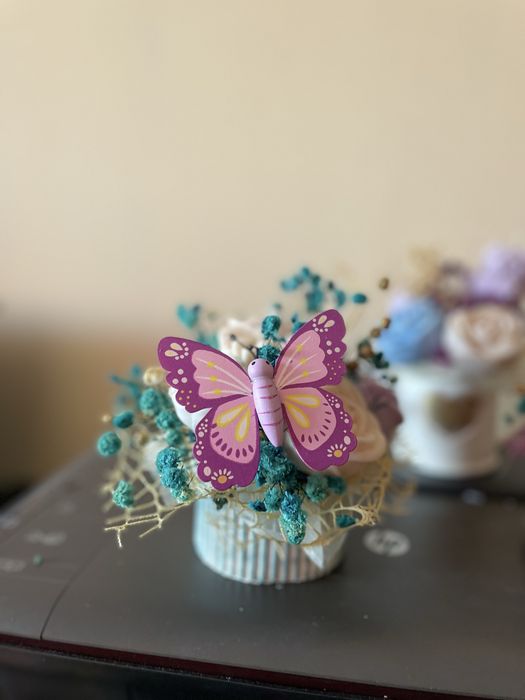 Букети от соеви свещи