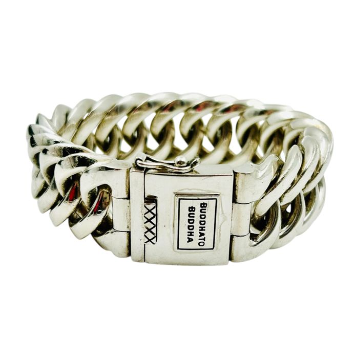 СBuddha to buddha armband 080 chain big e унисекс сребърна гривна