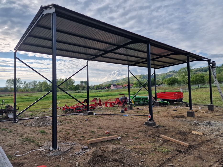 Copertine metalice pentru utilaje hale