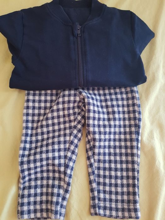 Бебешка жилетка и комплект , 74-80см