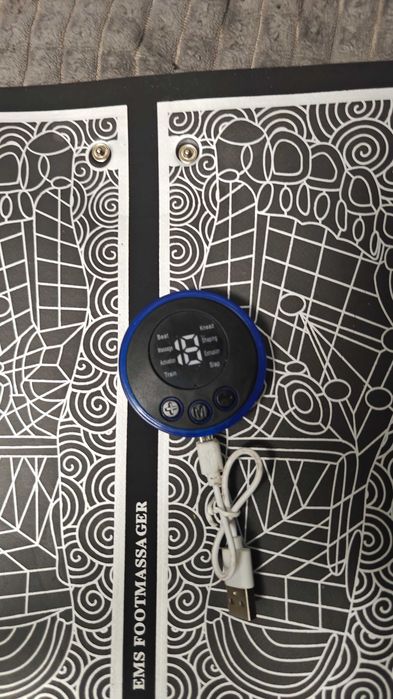 Covoraș de masaj pentru picioare, Masaj electric vibrator, Tehnologie EMS