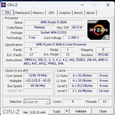Комплект AM4 MSI B550a + Ryzen 5 3600 + 8GB DDR4 + RX 470 8GB