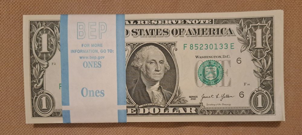 Bancnote pachet 100 buc de 1 dolar