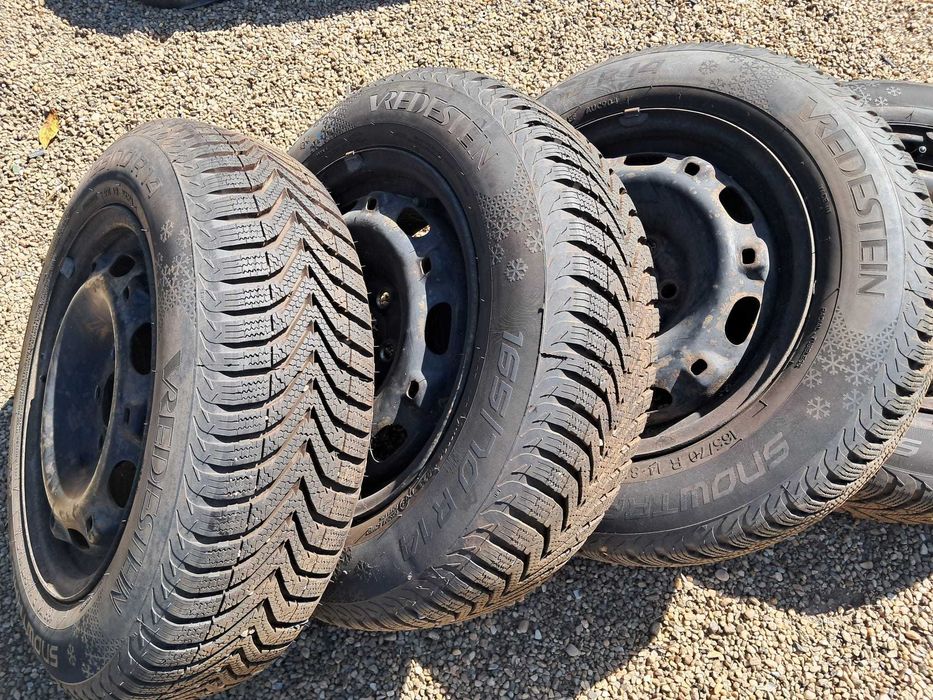 Vw Polo Skoda Fabia Seat Ibiza, set roti de iarna pe 14 dot 2023