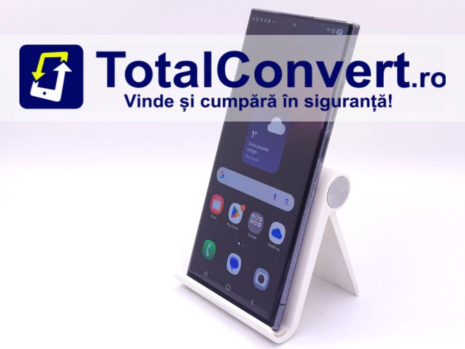 Samsung S22 Ultra 128GB Phantom Black 8GB, Garantie 24 luni | #D90770