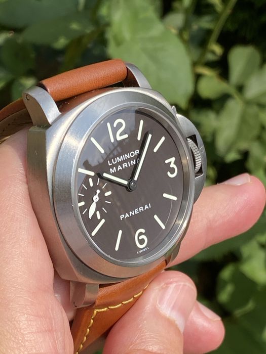 Panerai Luminor Marina  /cadran tabacco/ diver 300m Titan