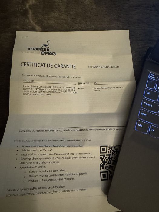 •Laptop Lenovo LOQ | I5 12450H | RTX 2050 | 16GB RAM DDR5 | 512GB SSD