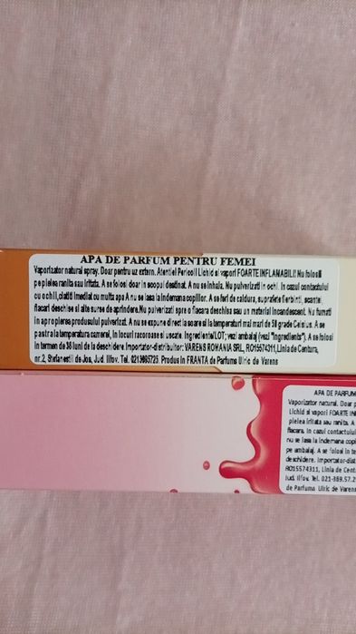 Set parfumuri Varens Sweet - Pomme d'Amour și Vanille Caramel