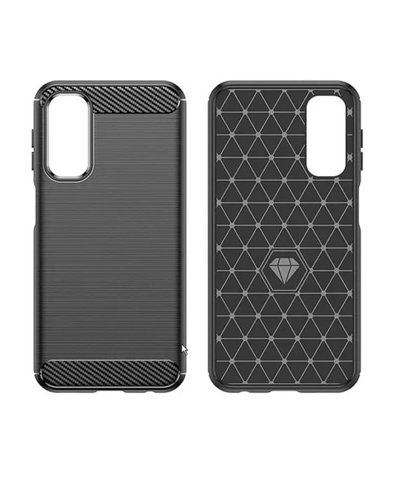 Samsung S23/S24/S25/S26 PLUS/ULTRA Husa Silicon Carbon Top Down Neagra