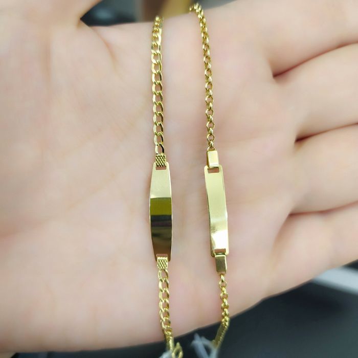 Золотой детский браслет. Золото 585. Доставка.