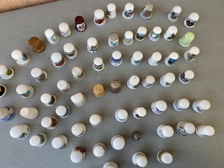 60 броя порцеланови напръстници колекция от цял свят напръстник 000#29