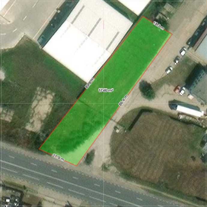 Inchiriere Teren Intravilan Afumati 1800mp, 22m la DN2/E85, €1/mp