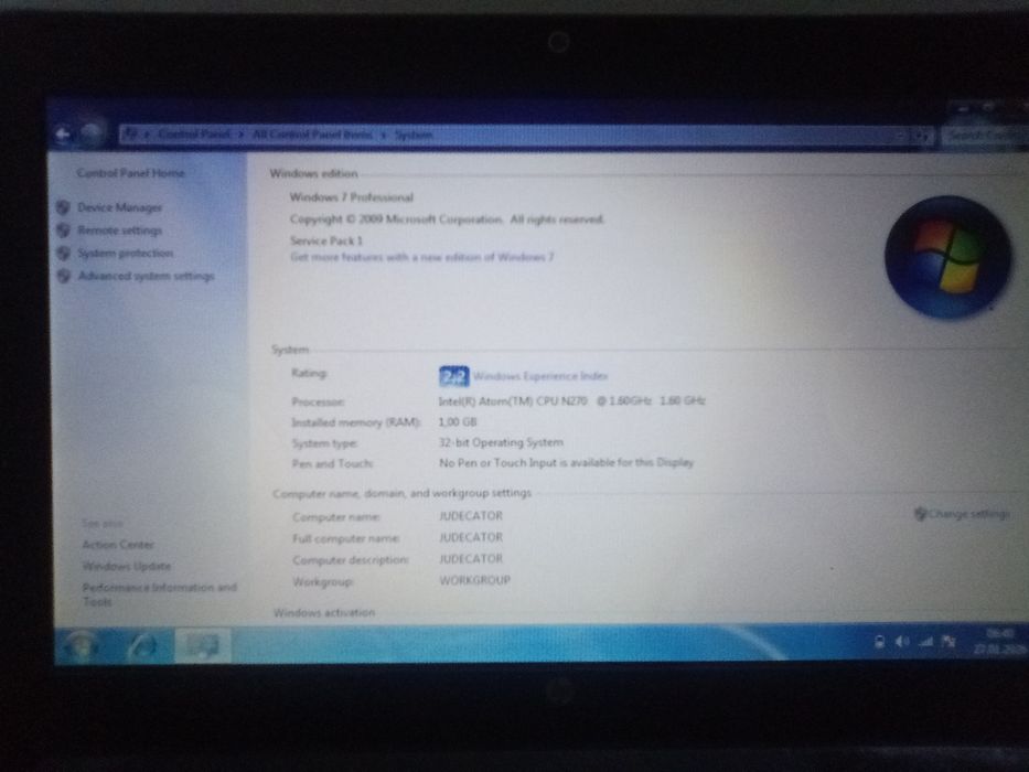 Leptop de vînzare. Hp