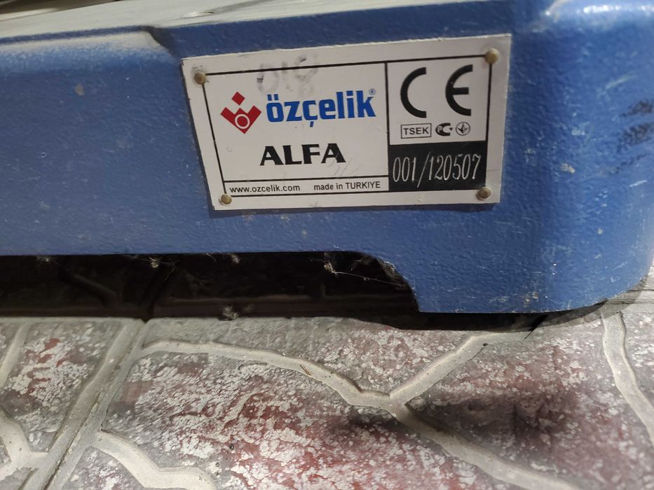 Ручной отрезной станок ALFA производитель OZCELIK
