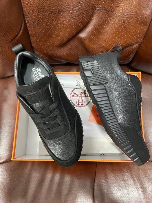 Кросовки Hermes кожанные