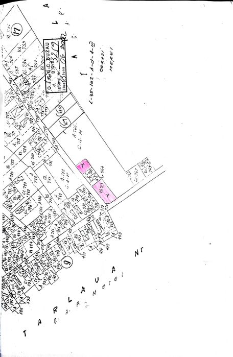 Vand teren intravilan/arabil  Merei, Sat Ograzile, 1497 mp, 21 € / mp