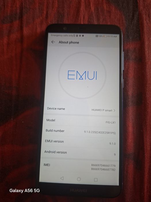 Vand huawei p smart
